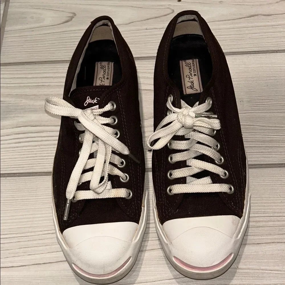 Very Rare Converse Jack Purcell Sneakers Brown Low Top Sneakers Size 8